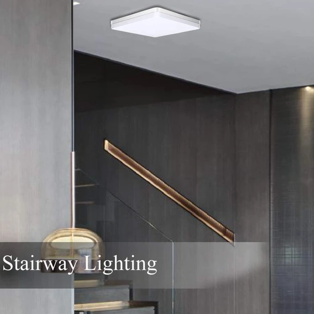Alt view image 7 of 7 - Ouyulong LED Ceiling Light 36W 3240lm 4000K 9Inch Square LED Flush Mount Ceiling Lighting Fixture for Kitchen, Bedroom, Living Room, Utility Laundry Closet Room Natural White