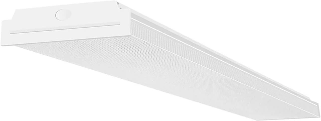 Main image of FAITHSAIL 4FT LED Wraparound Light 60W LED Office Lights, 7200lm, 4000K Neutral White, 4 Foot Flush Mount Wrap Shop Puff Ceiling Lighting Fixture for Garage Workshop, Fluorescent Light Replacement