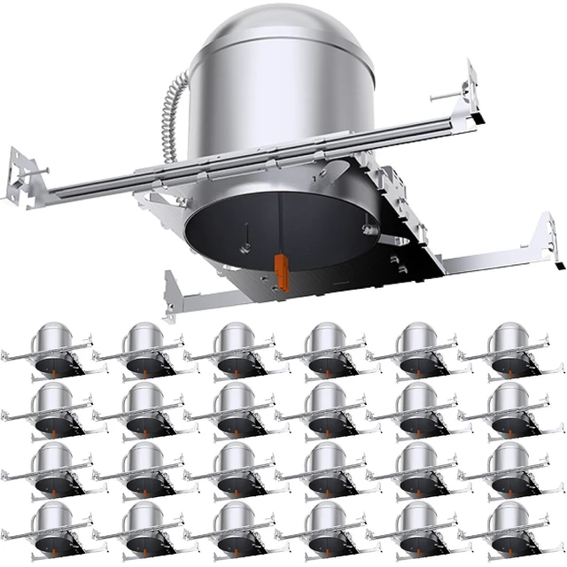 Main image of Sunco 24 Pack 6 Inch Recessed Lighting Housing, New Construction Can