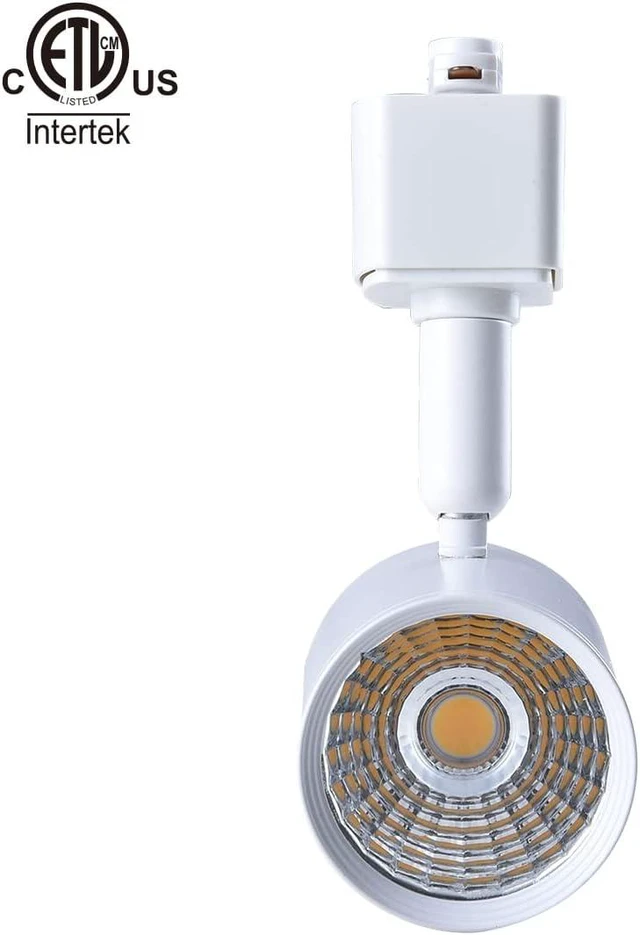Main image of mirrea 6 Pack H Type White LED Track Lighting Heads 6.5W 3000K Warm White