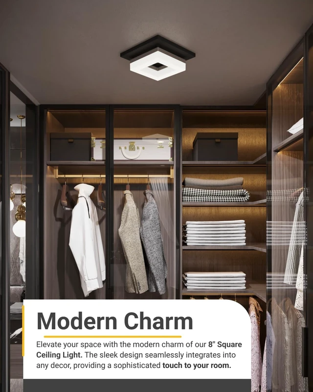 Alt view image 2 of 7 - Sunco 8" LED Disk Flush Mount Ceiling Light, 5CCT, High Brightness, 1 Pack