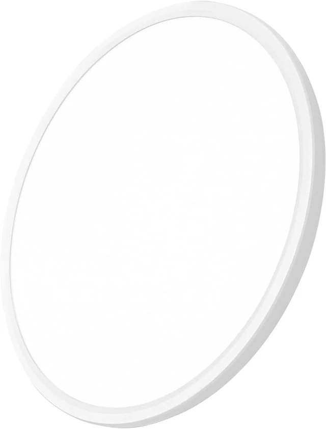 Main image of 20 Inch Large LED Flush Mount Ceiling Light, 40W,4350LM, 3000K/4000K/6000K CCT Selectable,White Round Flat Panel Light Low Profile Ceiling Light Fitures for Hallway, Kitchen, Bedroom, Laundry(1PK)