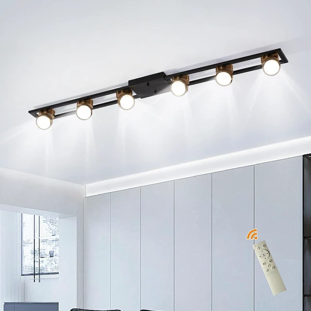 Main image of Garwarm 48 Inch Modern Dimmable LED Track Lighting with Remote, Flush Mount
