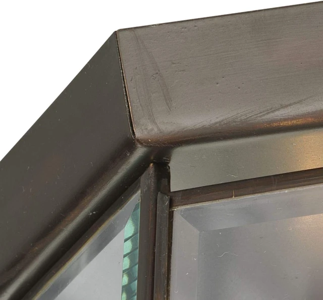 Alt view image 7 of 7 - Progress Lighting 11.125" 4-Light Flush Mount Light, Antique Bronze