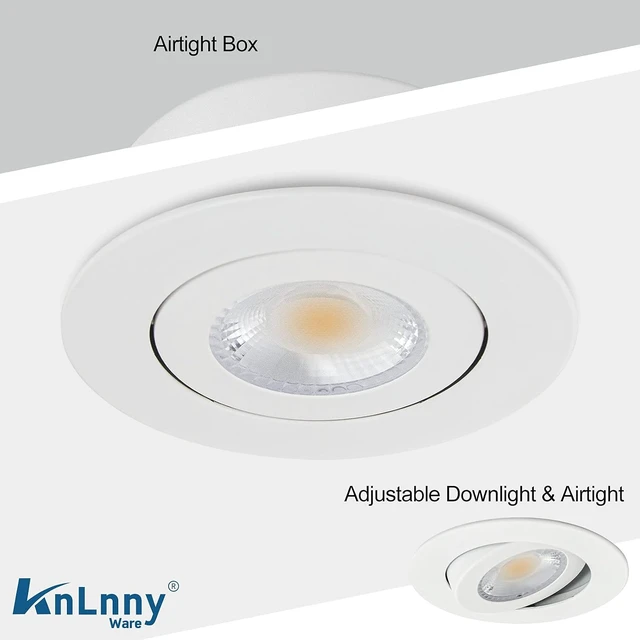 Alt view image 2 of 7 - KnLnny Ware 4 Inch Led Recessed Lights Gimbal 4 Pack,5 CCT,Dimmable