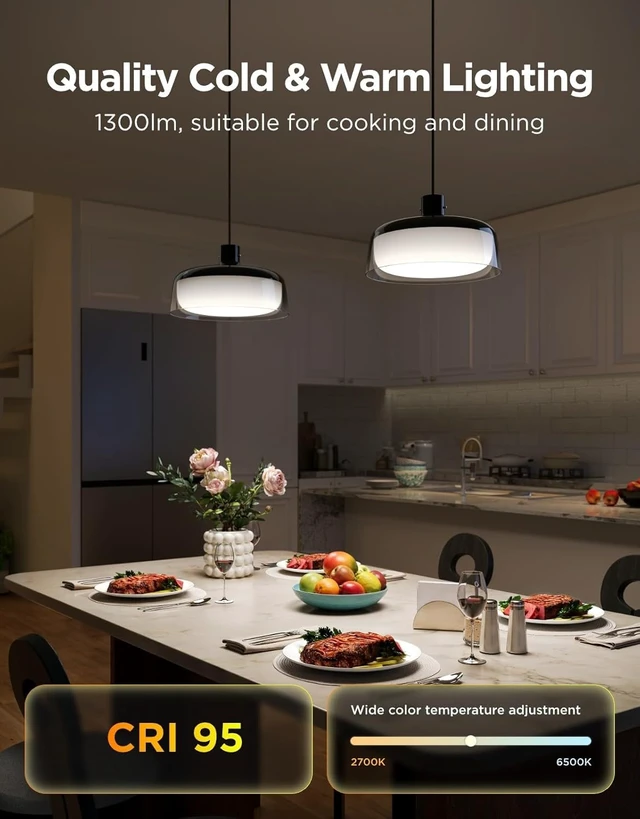 Alt view image 5 of 7 - Govee Pendant Lights for Kitchen Island, Three-Layer RGBIC Smart Lighting