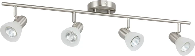 Alt view image 2 of 7 - XiNBEi Lighting 4 Light Track Light Brushed Nickel for Kitchen Bathroom