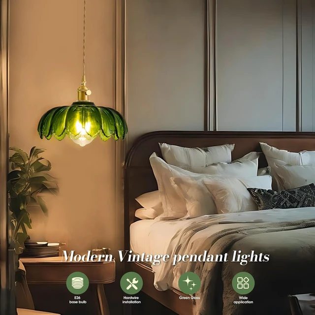 Alt view image 2 of 7 - Plug in Pendant Light, Hanging Lights with Plug in Cord