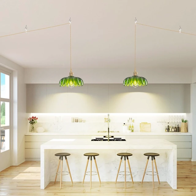 Alt view image 7 of 7 - Plug in Pendant Light, Hanging Lights with Plug in Cord