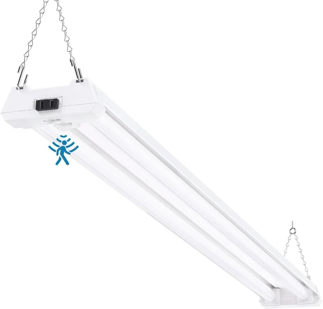 Main image of Sunco 4FT LED Shop Light, Motion Sensor, 40W, Linkable