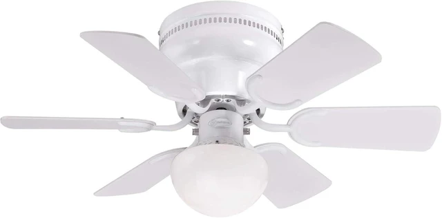 Main image of Westinghouse 7230800 Petite Ceiling Fan with Light, 30-Inch, White