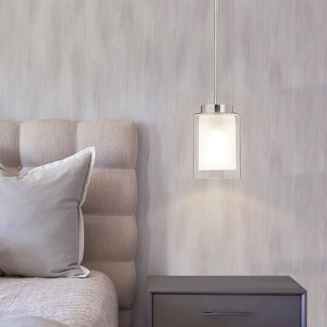 Alt view image 2 of 7 - XiNBEi Lighting Modern Pendant Lighting for Kitchen Island Brushed Nickel