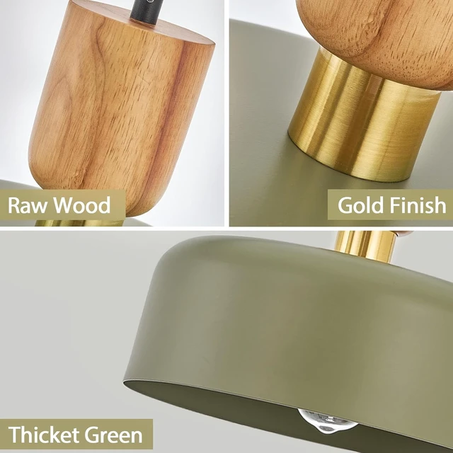 Alt view image 5 of 7 - TeHenoo Contemporary Pendant Lighting, 12 inch, Green