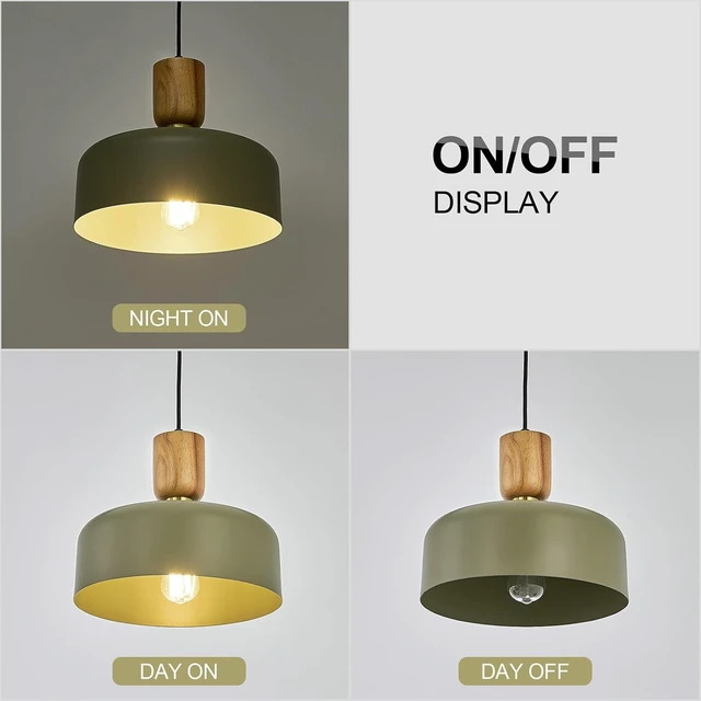 Alt view image 6 of 7 - TeHenoo Contemporary Pendant Lighting, 12 inch, Green