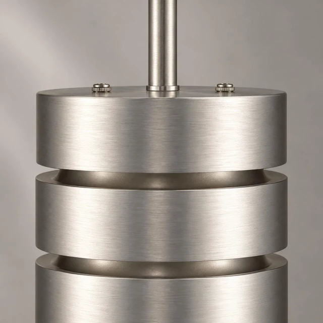 Alt view image 4 of 7 - Linea di Liara Macchione Pendant Light, Brushed Steel, 5-Inch
