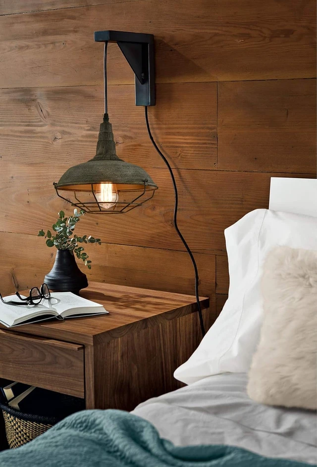 Alt view image 6 of 7 - Farmhouse Plug in Pendant Light with 16 Feet Hanging Cord Hanging Lighting Fixture