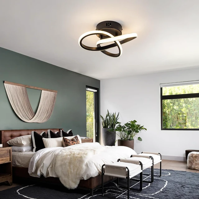 Alt view image 4 of 7 - 10 Modern Ceiling Light, 24W LED Ceiling Light with Remote Control
