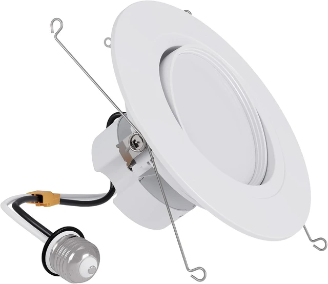 Main image of HALO RA 6 inch LED Recessed Lighting Retrofit Gimbal Trim 5CCT 600/900lm