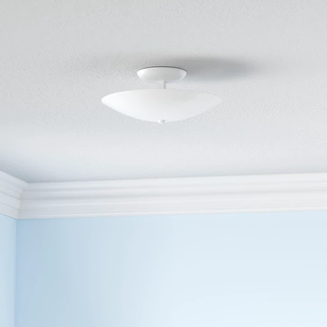 Alt view image 2 of 7 - Progress Lighting 12" 2-Light Flush Mount Light, White