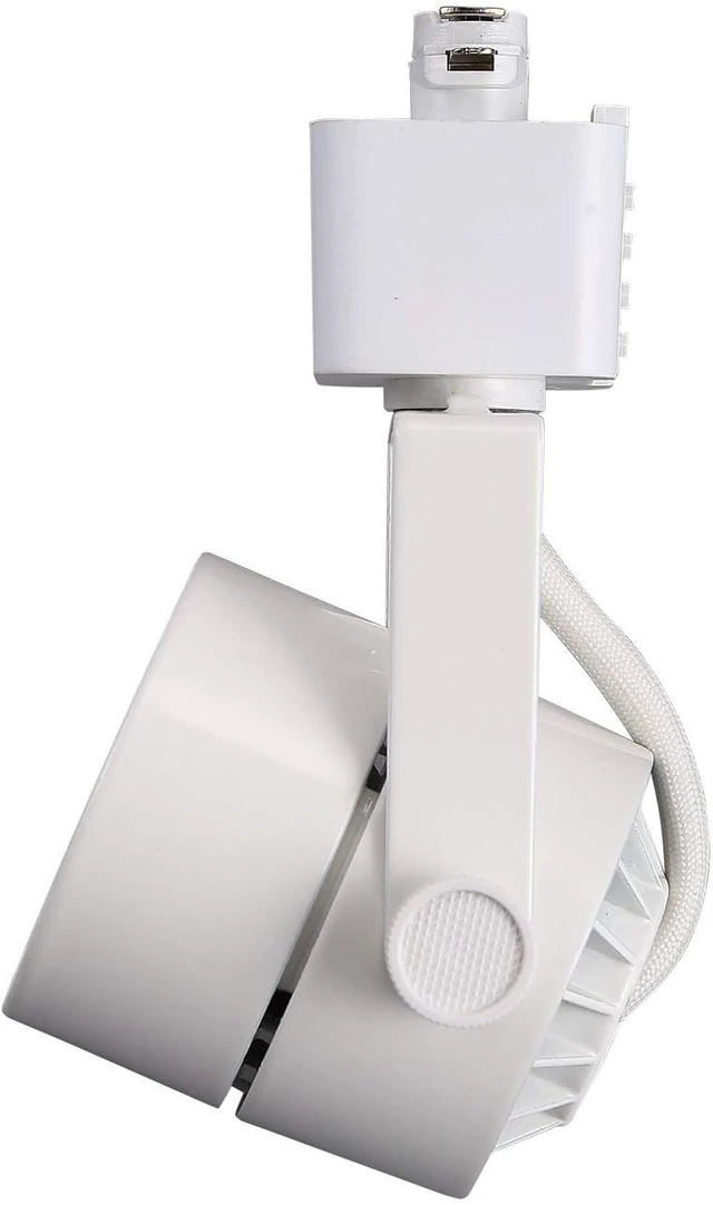 Alt view image 3 of 6 - CLOUDY BAY 8W Dimmable LED Track Light Head,CRI90+ Day Light 5000K,Adjustable Tilt Angle Track Lighting Fixture,40° Angle for Accent Retail,White Finish,Halo Type- 3 Pack
