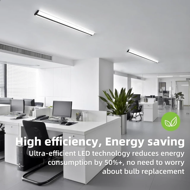Alt view image 6 of 7 - hykolity 4FT 5'' W LED Wraparound Light with 55W/65W/75W, 3000K/4000K/5000K