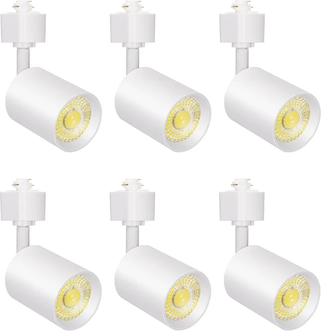 Main image of VANoopee 10W Dimmable LED Track Lighting Heads H Type, White, Pack of 6