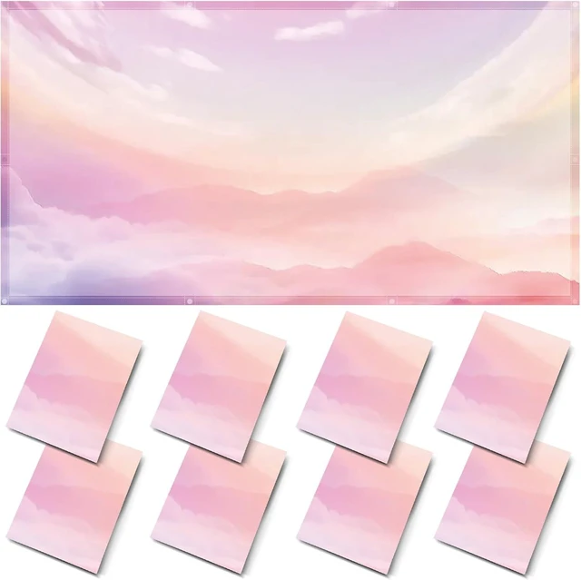Main image of ANGSYLTH 8 Pcs Fluorescent Light Covers, 4x2 Feet Fabric for Ceiling Lights