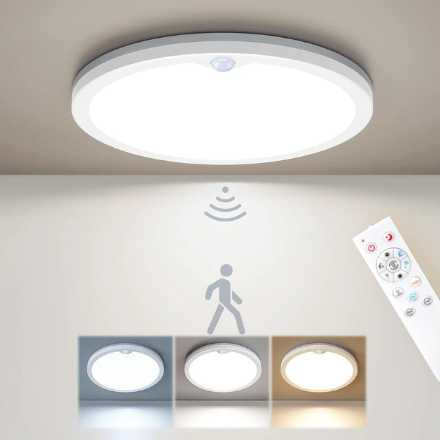 Main image of Annaror Wired Motion Sensor Ceiling Light Indoor with Remote 1800LM 8.7inch