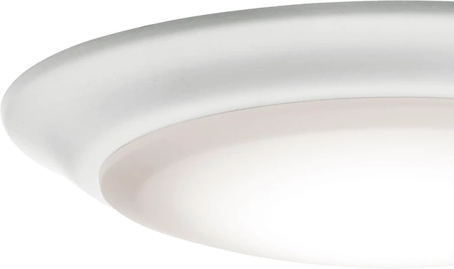 Alt view image 5 of 7 - Kichler Horizon 7.4" LED Flush Mount Light, White