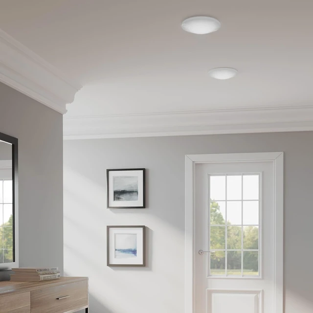 Alt view image 5 of 7 - Progress Lighting 7.25" LED Flush Mount Light, White