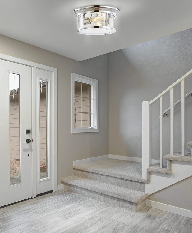 Alt view image 3 of 7 - JONATHAN Y Lauren Ceiling Light 13.25", Chrome