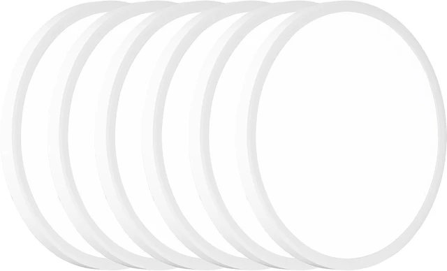 Main image of 6Pack LED Flush Mount Ceiling Light: 12 inch Super Slim 5000K Dimmable Kitchen Lighting Fixtures Ceiling - 24W White Low Profile Ceiling Lamp for Bedroom Garage Hallway