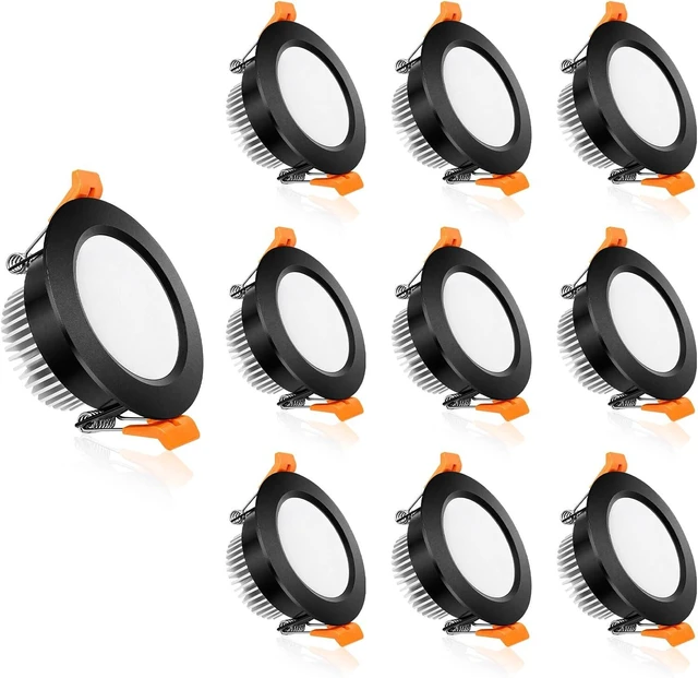 Main image of 2 Inch LED Recessed Lighting, Dimmable LED Downlight 3W(35W Halogen Equivalent), CRI80+, 2700K Ultra Warm White, Recessed Ceiling Light with LED Driver(10 Pack)