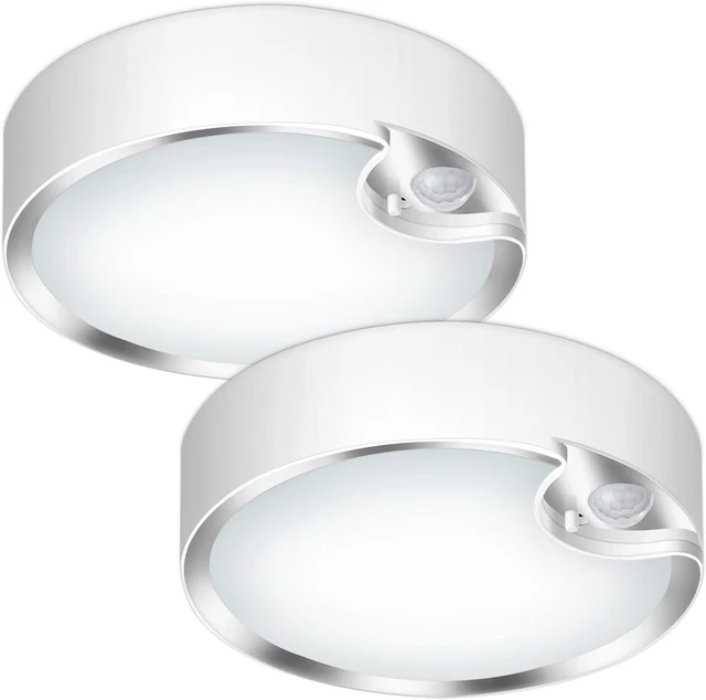 Main image of TOOWELL Motion Sensor Ceiling Light, Battery Operated Closet Lights 2Pack