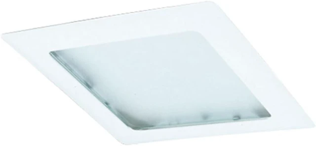 Main image of ELCO Lighting 8" Square Recessed Trim Prismatic Glass White E26