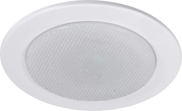 Alt view image 5 of 7 - NICOR Lighting 4 inch White Shower Trim with Glass Albalite Lens, for 4 inch Housings (19509WH)