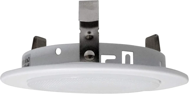 Alt view image 4 of 7 - NICOR Lighting 4 inch White Shower Trim with Glass Albalite Lens, for 4 inch Housings (19509WH)