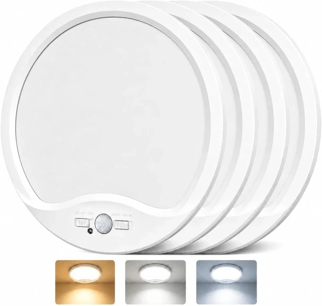 Main image of 4Pack 9Inch Wired Motion Sensor Ceiling Lights, 18W 1800lm LED Closet Light