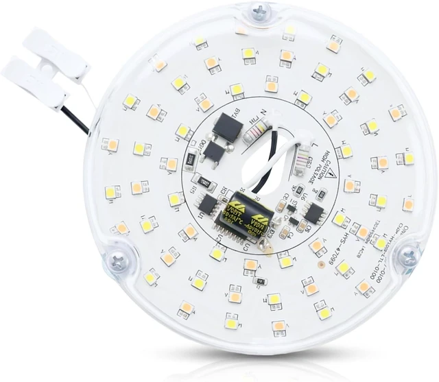 Main image of 4 Inch Ceiling Fan Light Led Replacement 3CCT, Easy Magnetic Mount on