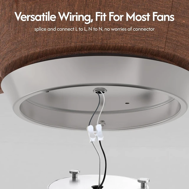 Alt view image 4 of 7 - 4 Inch Ceiling Fan Light Led Replacement 3CCT, Easy Magnetic Mount on