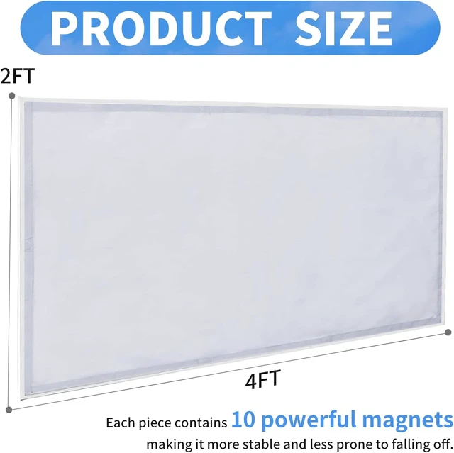 Alt view image 2 of 7 - Torixqi 8 Pcs Fluorescent Light Covers for Ceiling Lights Classroom,