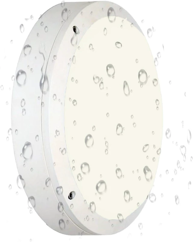Main image of Flush Mount Ceiling Light, Die-Cast Aluminium Fully Sealed Moisture Resistant Light, Modern Minimalist Wall Sconce.11 Inch, 20W, 3000K, IP65 Rainproof, for Walls or Ceilings in Wet Areas.