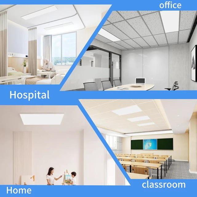 Alt view image 6 of 7 - Torixqi 8 Pcs Fluorescent Light Covers for Ceiling Lights Classroom,