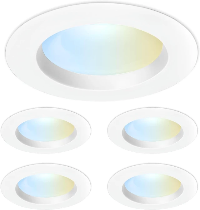 Alt view image 2 of 7 - Feit Electric 4 in LED Recessed Downlight - 5CCT, Dimmable - 4 Pack