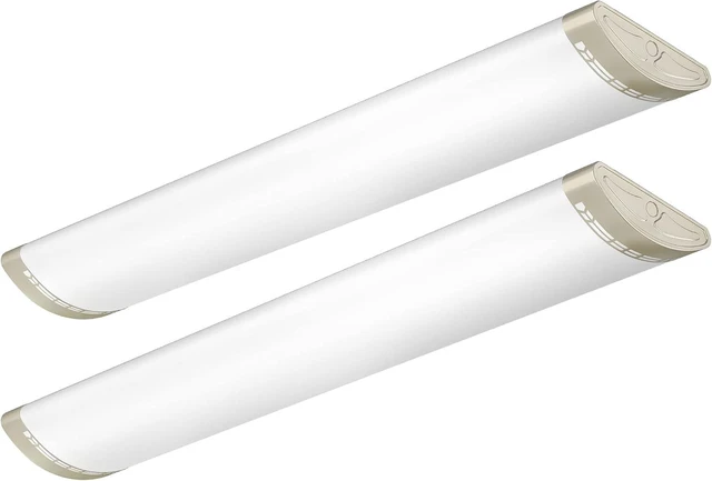 Main image of 4FT Dimmable LED Kitchen Puff Ceiling Light 40W 4000K, 2 Pack
