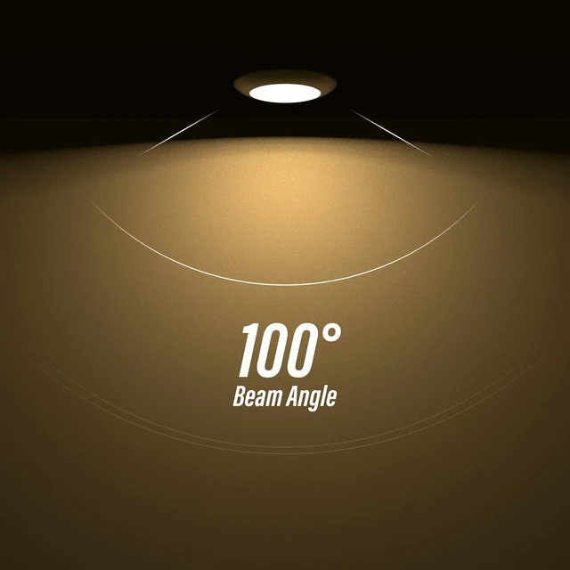 Alt view image 5 of 6 - ZAGO 20 Packs 6 Inch LED Disk Light Surface Mount Low Profile Recessed Retrofit Ceiling Fixture for J Box, Dimmable, 15W=75W, 980LM, 5000K Daylight White, CRI>80, ETL Listed, Wet Location
