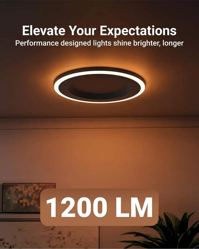 Alt view image 4 of 7 - Sunco 12 Pack 5/6 Inch LED Recessed Light with Night Light, 5CCT