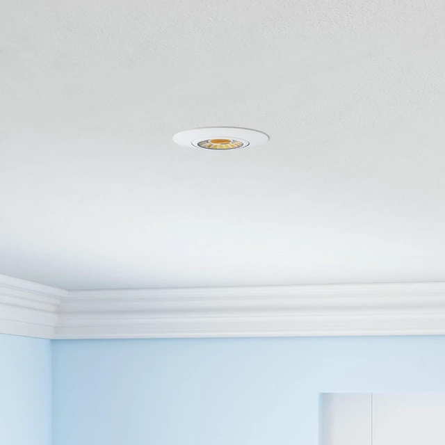 Alt view image 2 of 7 - 3 Inch Waterproof Recessed Shower Light, 9W LED Gimbal Recessed Lighting, 3CCT Adjustable Canless Ceiling Downlight for Bathroom, Kitchen, Bedroom
