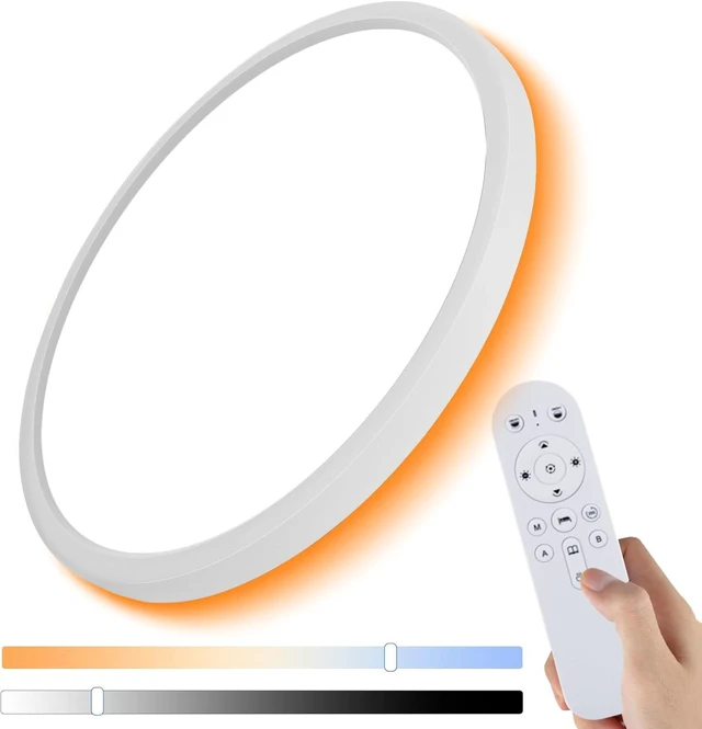 Main image of Dimmable LED Flush Mount Ceiling Light Fixture,2000K Warm Night Light(1Pcs)