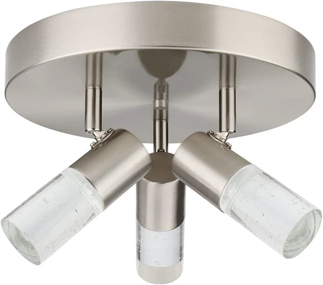 Main image of kadision 3-Light Semi Flush Mount Ceiling Light, Adjustable Beam Angle